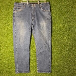 Wrangler Authentics Mens Jeans Size 38x29 Blue Relaxed Fit‎ Denim Pants